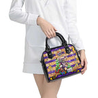Storm Rugby Merry Christmas Shoulder Handbag Indigenous Australian Art