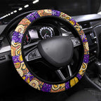 Storm Rugby Merry Christmas Steering Wheel Cover Indigenous Australian Art