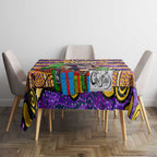 Storm Rugby Merry Christmas Tablecloth Indigenous Australian Art