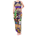 Custom Storm Rugby Merry Christmas Tank Maxi Dress Indigenous Australian Art