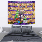 Storm Rugby Merry Christmas Tapestry Indigenous Australian Art