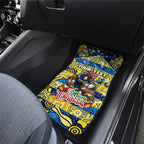 Cowboys Rugby Merry Christmas Car Mats Indigenous Australian Art