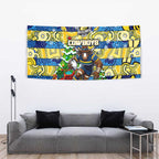 Cowboys Rugby Merry Christmas Tapestry Indigenous Australian Art