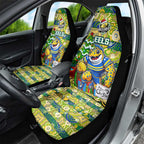 Eels Rugby Merry Christmas Car Seat Cover Indigenous Australian Art