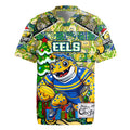 Custom Eels Rugby Merry Christmas Rugby Jersey Indigenous Australian Art