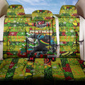 Panthers Rugby Merry Christmas Back Car Seat Cover Indigenous Australian Art