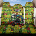 Panthers Rugby Merry Christmas Back Car Seat Cover Indigenous Australian Art
