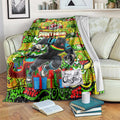Panthers Rugby Merry Christmas Blanket Indigenous Australian Art