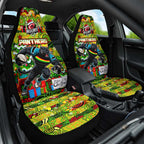 Panthers Rugby Merry Christmas Car Seat Cover Indigenous Australian Art