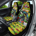 Panthers Rugby Merry Christmas Car Seat Cover Indigenous Australian Art