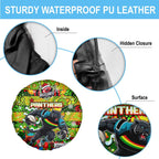 Panthers Rugby Merry Christmas Spare Tire Cover Indigenous Australian Art