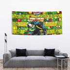 Panthers Rugby Merry Christmas Tapestry Indigenous Australian Art