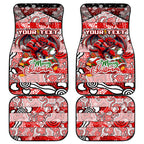 Dragons Rugby Merry Christmas Car Mats Indigenous Australian Art