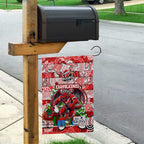 Dragons Rugby Merry Christmas Garden Flag Indigenous Australian Art