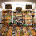 Tigers Rugby Merry Christmas Back Car Seat Cover Indigenous Australian Art