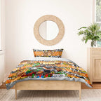 Tigers Rugby Merry Christmas Bedding Set Indigenous Australian Art