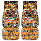 Tigers Rugby Merry Christmas Car Mats Indigenous Australian Art