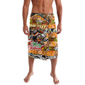 Custom Tigers Rugby Merry Christmas Lavalava Indigenous Australian Art