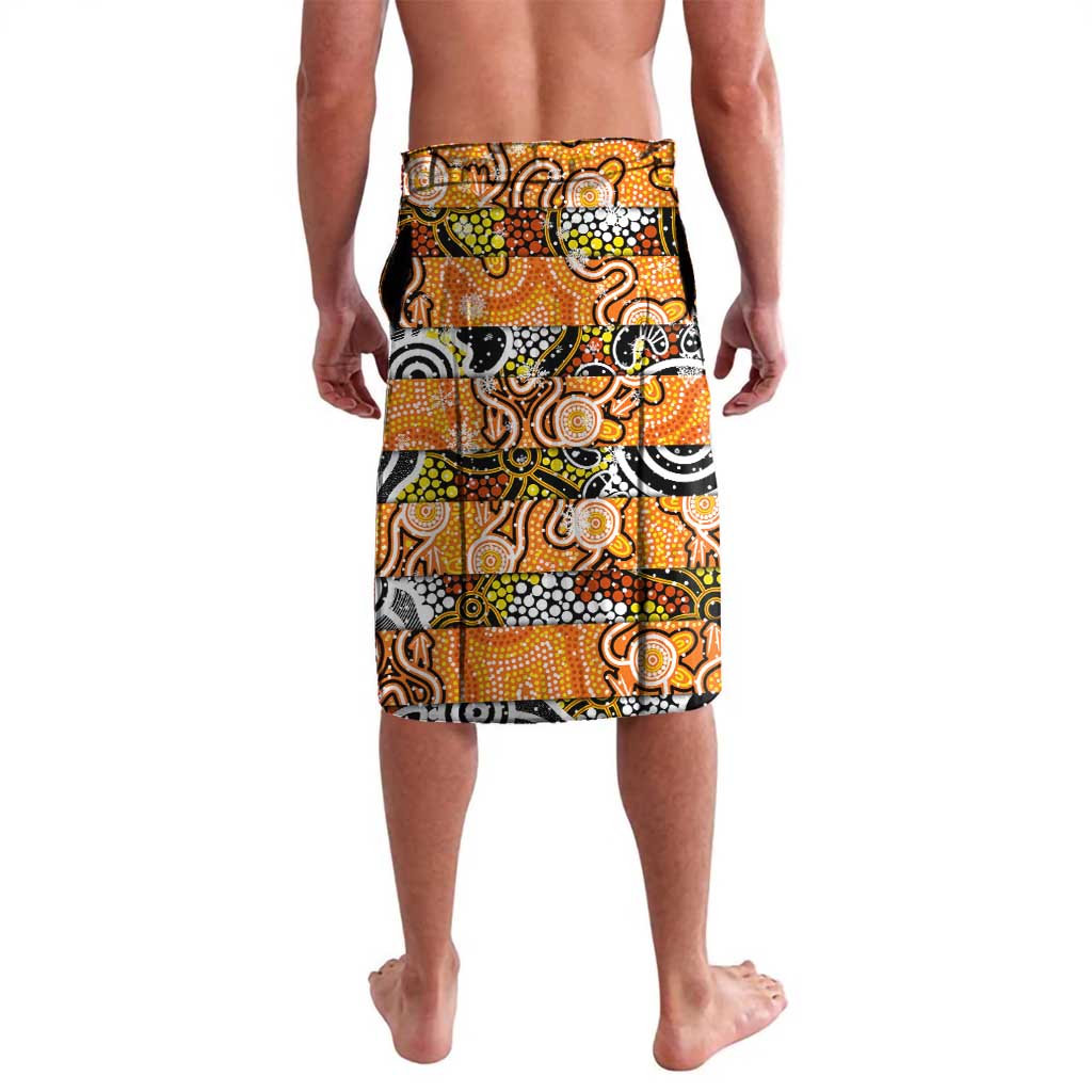 Custom Tigers Rugby Merry Christmas Lavalava Indigenous Australian Art