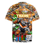 Custom Tigers Rugby Merry Christmas Rugby Jersey Indigenous Australian Art