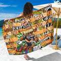 Tigers Rugby Merry Christmas Sarong Indigenous Australian Art