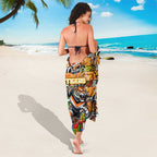 Tigers Rugby Merry Christmas Sarong Indigenous Australian Art