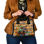 Tigers Rugby Merry Christmas Shoulder Handbag Indigenous Australian Art