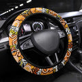 Tigers Rugby Merry Christmas Steering Wheel Cover Indigenous Australian Art