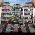 New Zealand Warriors Rugby Merry Christmas Back Car Seat Cover Indigenous Australian Art