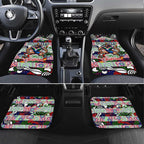 New Zealand Warriors Rugby Merry Christmas Car Mats Indigenous Australian Art
