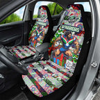 New Zealand Warriors Rugby Merry Christmas Car Seat Cover Indigenous Australian Art