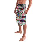 Custom New Zealand Warriors Rugby Merry Christmas Lavalava Indigenous Australian Art