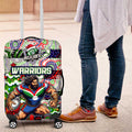 New Zealand Warriors Rugby Merry Christmas Luggage Cover Indigenous Australian Art