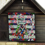 New Zealand Warriors Rugby Merry Christmas Quilt Indigenous Australian Art