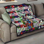 New Zealand Warriors Rugby Merry Christmas Quilt Indigenous Australian Art