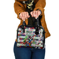 New Zealand Warriors Rugby Merry Christmas Shoulder Handbag Indigenous Australian Art