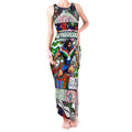 Custom New Zealand Warriors Rugby Merry Christmas Tank Maxi Dress Indigenous Australian Art