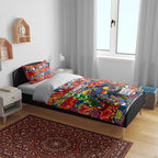 Crows Football Merry Christmas Bedding Set Indigenous Australian Art