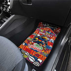 Crows Football Merry Christmas Car Mats Indigenous Australian Art