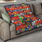 Crows Football Merry Christmas Quilt Indigenous Australian Art