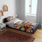 Lions Football Merry Christmas Bedding Set Indigenous Australian Art