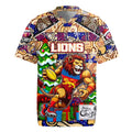 Custom Lions Rugby Merry Christmas Rugby Jersey Indigenous Australian Art