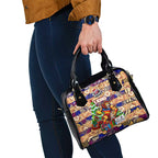 Lions Football Merry Christmas Shoulder Handbag Indigenous Australian Art