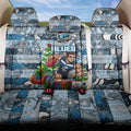 Blues Football Merry Christmas Back Car Seat Cover Indigenous Australian Art