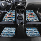 Blues Football Merry Christmas Car Mats Indigenous Australian Art
