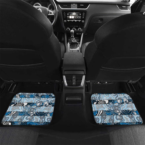 Blues Football Merry Christmas Car Mats Indigenous Australian Art