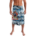 Custom Blues Rugby Merry Christmas Lavalava Indigenous Australian Art