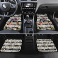 Magpies Football Merry Christmas Car Mats Indigenous Australian Art