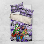 Freo Football Merry Christmas Bedding Set Indigenous Australian Art