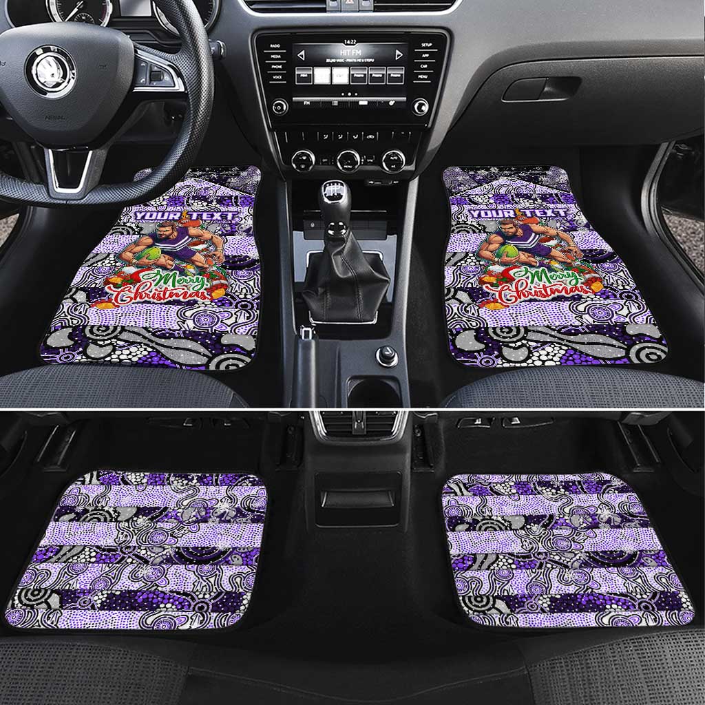 Freo Football Merry Christmas Car Mats Indigenous Australian Art